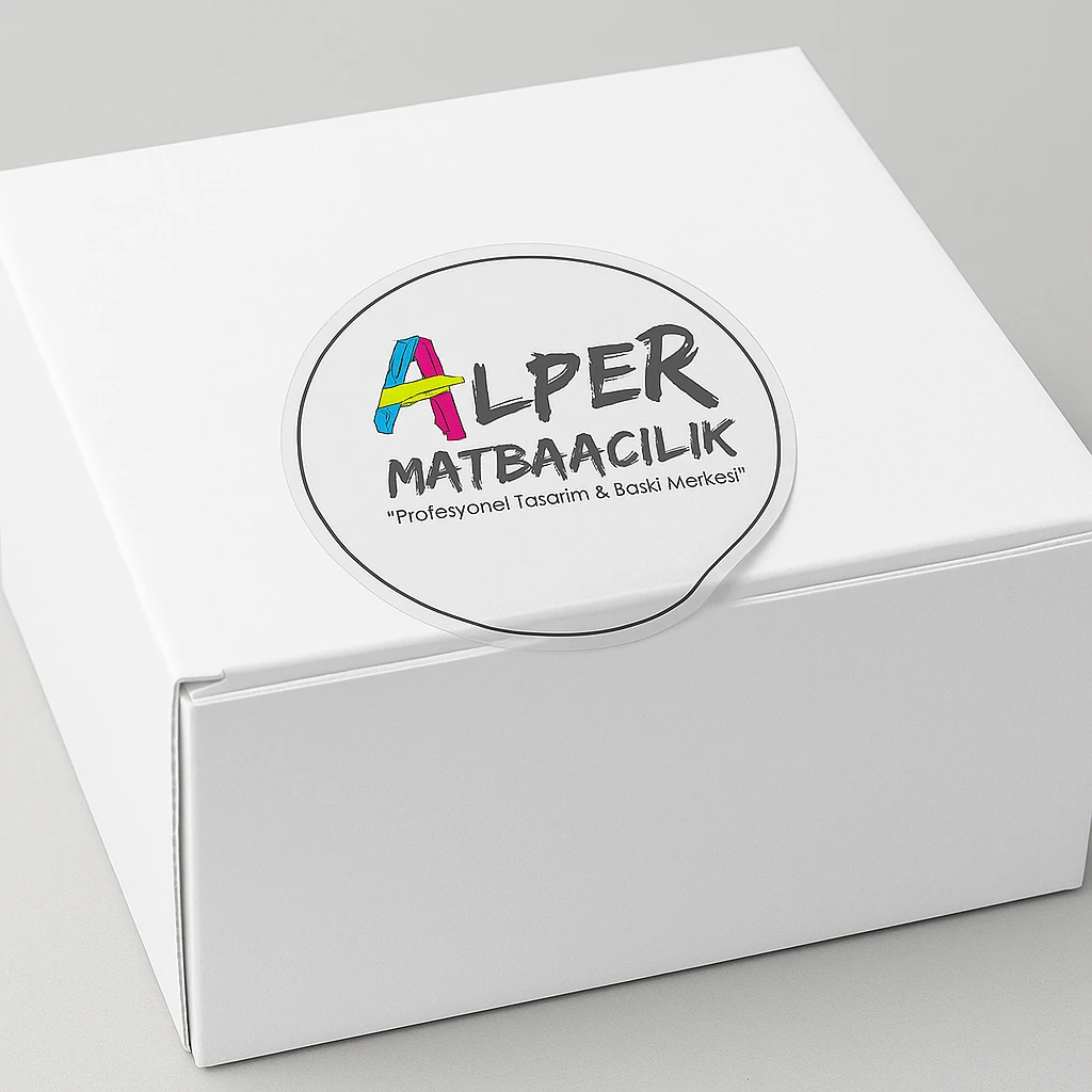 Sticker Yapışkanlı Etiket