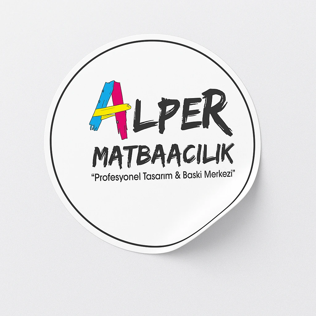 Sticker Yapışkanlı Etiket - 4x4 cm 70 Adet