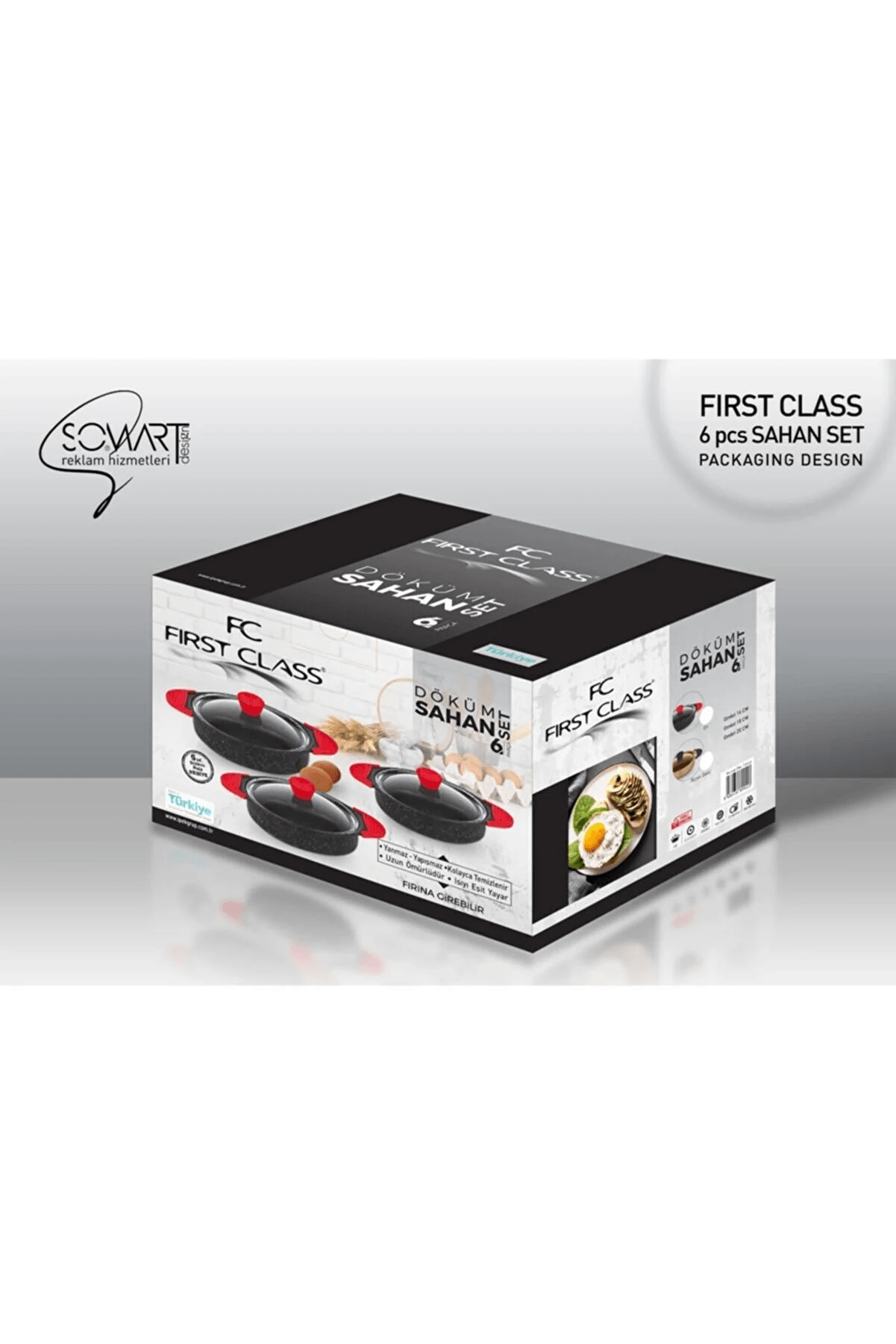 FİRST CLASS LİFE DÖKÜM SAHAN-OMLET 3LÜ SET