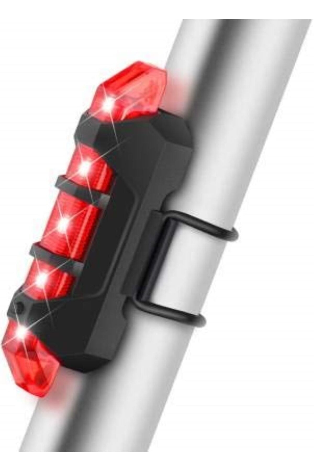 Su Geçirmez Usb Şarj Led Bisiklet Scooter Arka Işık Lambası Işık Bisiklet Aydınlatma İkaz BL-07