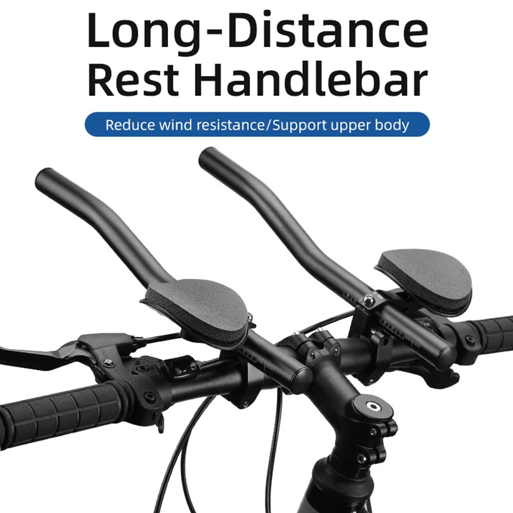 Alüminyum Rest Bar Bisiklet Dinlendirici Bar Triathlon Aerobar Kol Dayanağı 