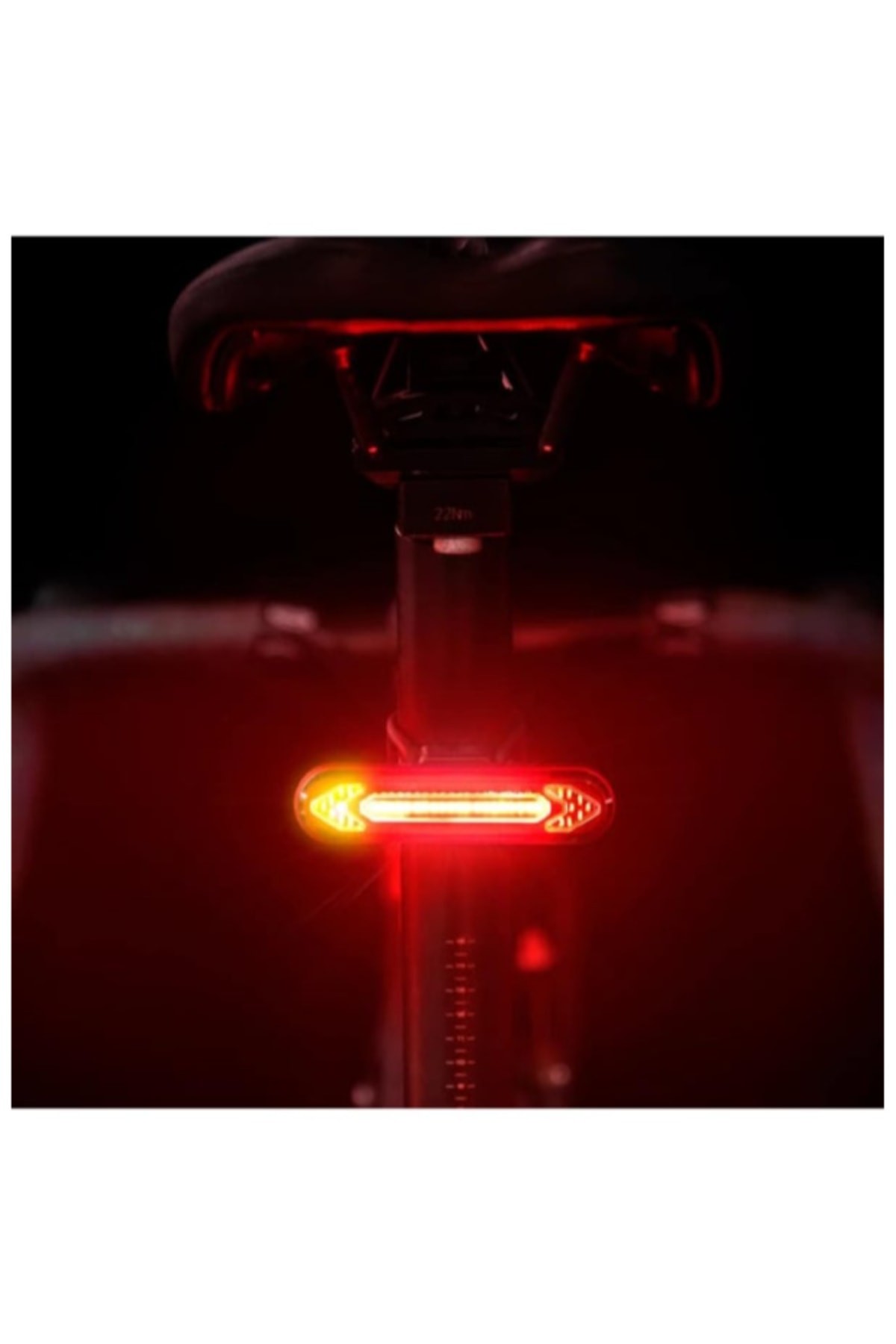 Sinyal Usb Led Arka Işık Su Geçirmez Uzaktan Kumanda Sürüş Güvenliği Kablosuz Bisiklet Scooter