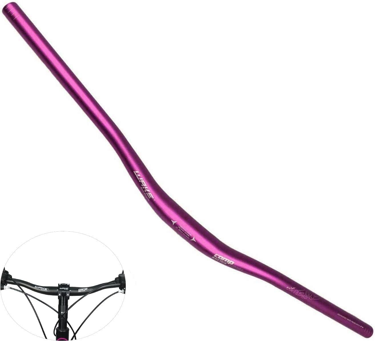 Wake Bisiklet Alüminyum Gidon 780mm 31,8mm Bisiklet Direksiyon Yedek Parça Aksesuarı