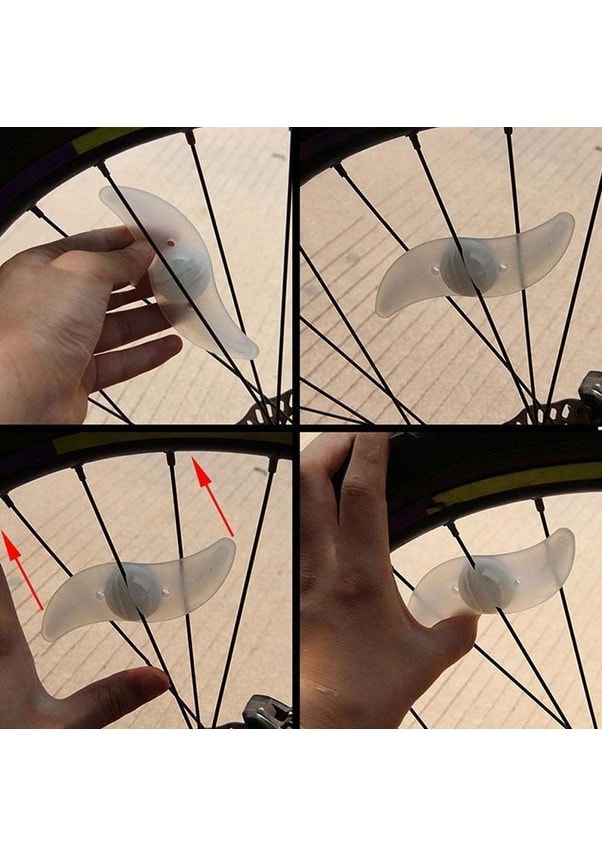 Bisiklet İçin Led Lastik Jant Işıkları Işık Pil Ile Çalışır (1 Adet)