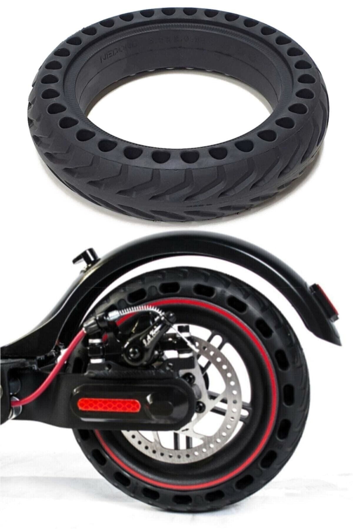 8.5 Inch Elektrikli Scooter Patlamaz Dolgu Lastik Esnek Kauçuk Tekerlek Lastiği Lastikleri