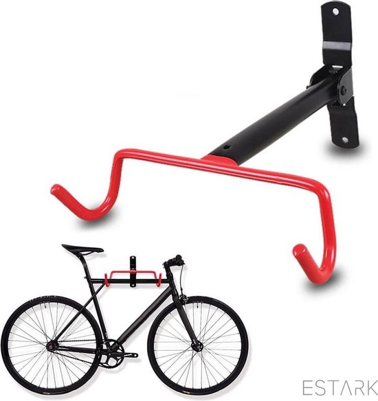  Bisiklet Duvar Askısı Kırmızı Askı Aparatı Aleti Yatay 25 Kg