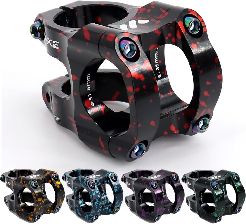Wake Alüminyum Bisiklet Kısa Gidon Boğazı Bisiklet Yedek Parça 31,8mm