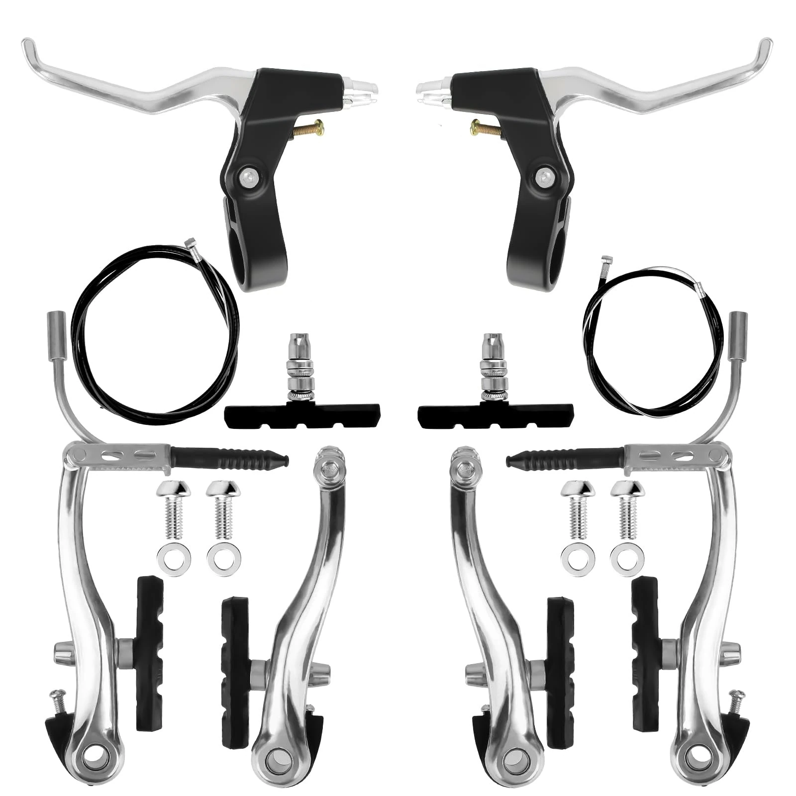 Saiguan Alüminyum Bisiklet V Brake Fren Seti Takımı Herşey Dahil V Fren Takımı