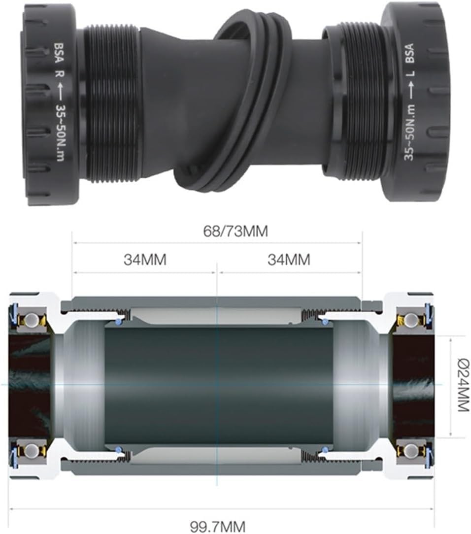 Asroya Alüminyum Bisiklet Tek Vites/dişli Aynakol Seti 170mm 32t Hollowtech Göbek Dahil