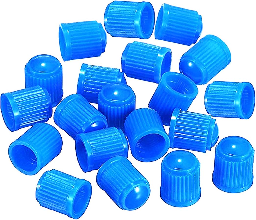 40 Adet Üniversal MAVİ Plastik Orijinal Standart Lastik Sibop Kapağı Seti 4x10 Set