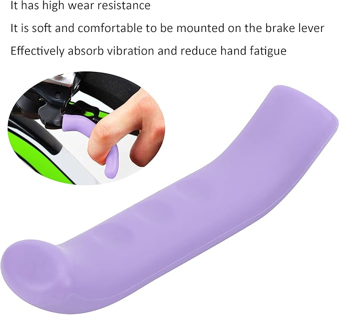 Bisiklet - Scooter Fren Kolu Koruyucu Tüm Bisikletlerle Uyumlu Bisiklet Fren Kol Koruma Mor