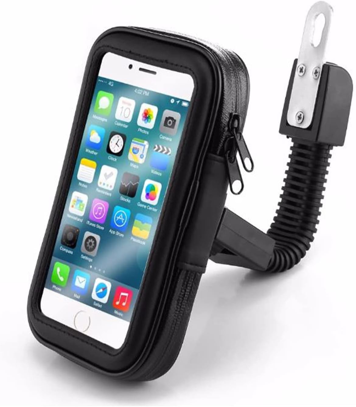 Motosiklet Bisiklet Telefon Tutucu Ayna Bağlantılı Su Geçirmez Kılıf Motor Tutacağı