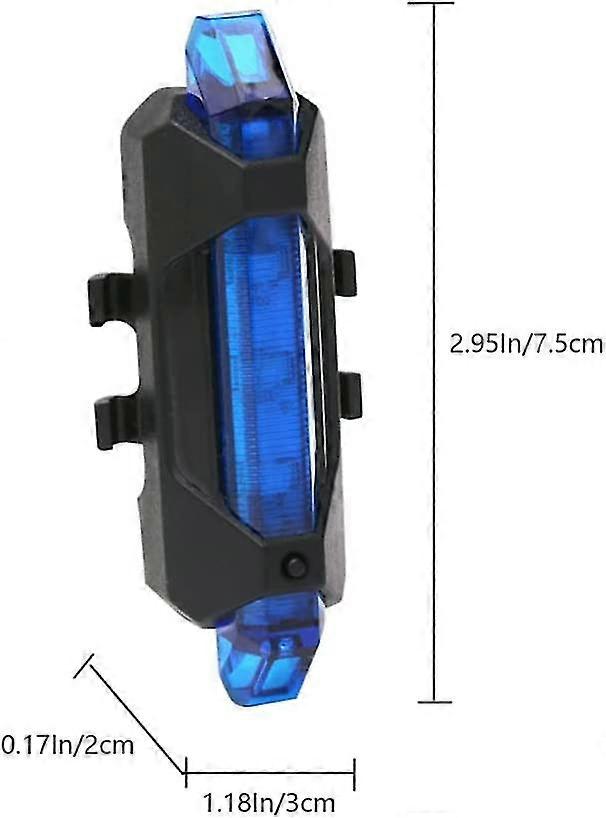 Su Geçirmez Usb Şarj Led Bisiklet Scooter Arka Işık Lambası Işık Bisiklet Aydınlatma İkaz BL-07