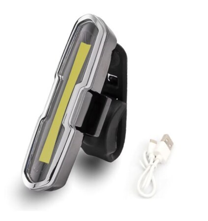 Su Geçirmez Usb Şarj Led Bisiklet Scooter Arka Işık Lambası Işık Bisiklet Aydınlatma İkaz