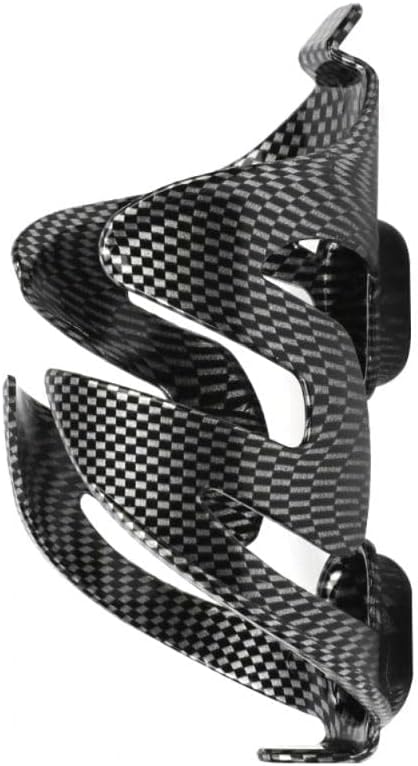 Bisiklet Karbon Desenli Suluk Matara Kafesi Plastik Siyah