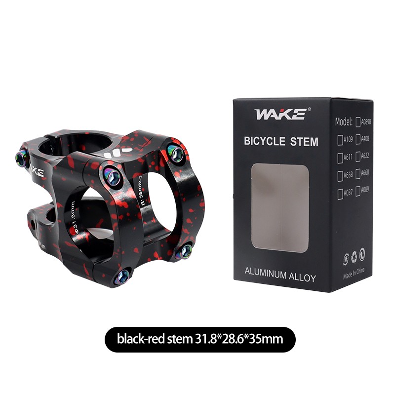 Wake Alüminyum Bisiklet Kısa Gidon Boğazı Bisiklet Yedek Parça 31,8mm