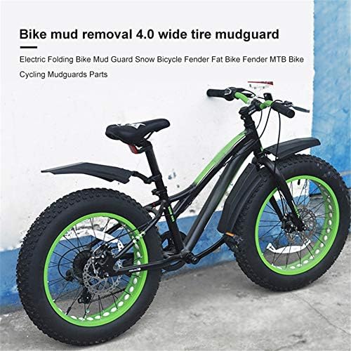 Plastik Ön Arka Bisiklet Geniş Çamurluk Seti 20-29 Jant E-bike / Fat Bike / Bisiklet Uyumlu