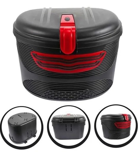 Bisiklet Sepeti Plastik Sepet Askılı Metal Scooter Bisiklet Uyumlu 