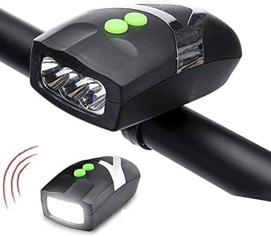Bisiklet Işık 120 Lümen Bisiklet Kornası Bisiklet Işığı Pilli