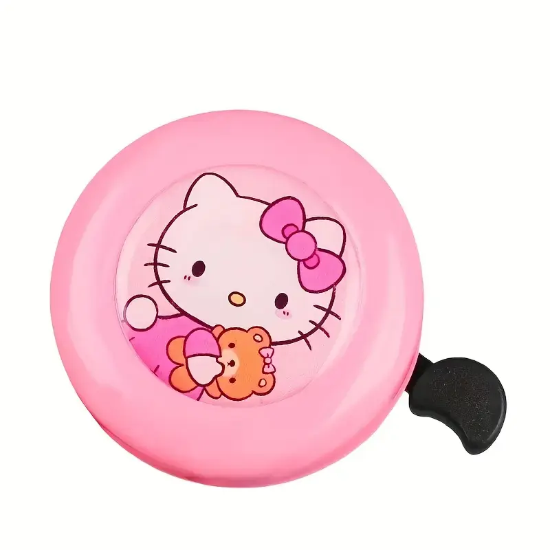 Hello Kitty Karakterli Metalik Pembe Bisiklet Aksesuarı