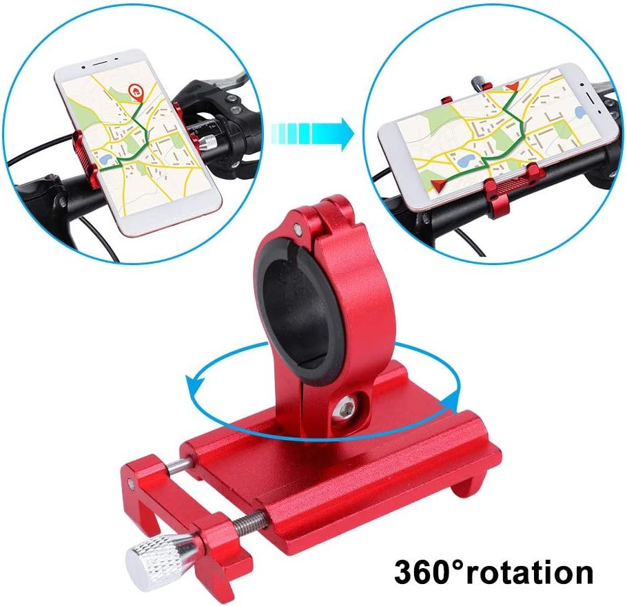 Alüminyum Ayarlanabilir Bisiklet Telefon Tutucu Aparat Motor Scooter Atv 