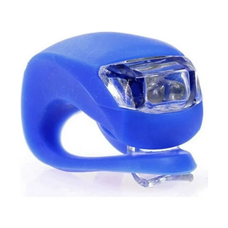 4 Adet Kırmızı Beyaz Mavi Siyah Silikon Led Bisiklet Lambası Fener Stop Işık Aydınlatma (4 Adet)