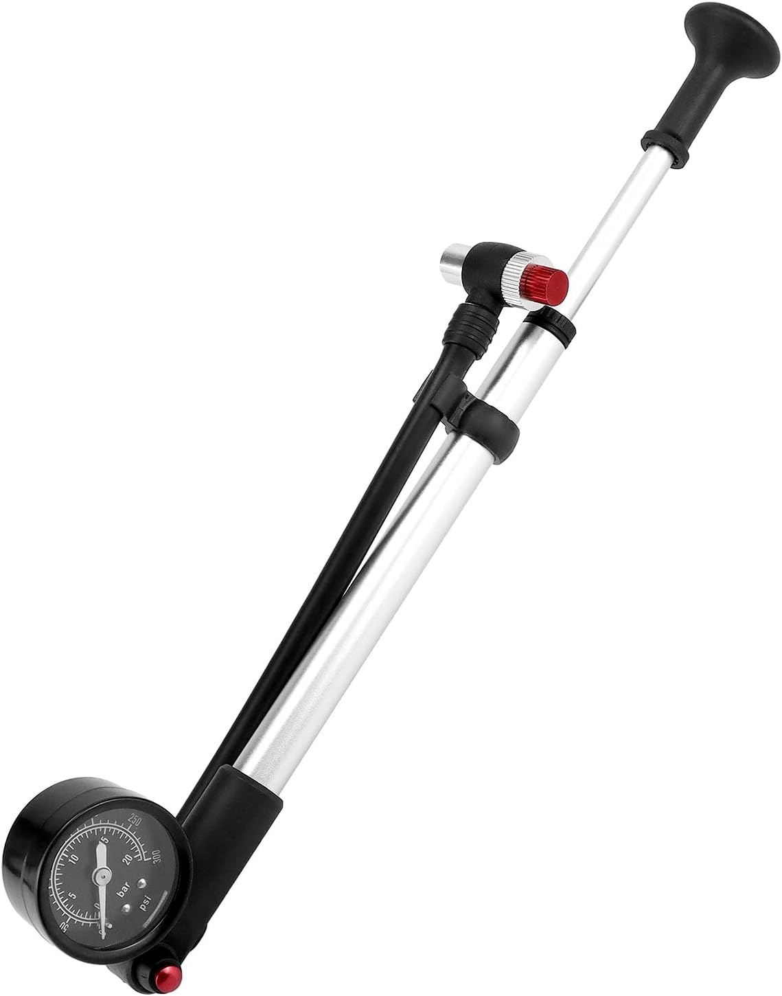 Alüminyum Amortisör Maşa Shock Pompası Bisiklet POMPA 33cm 300 Psi Siyah