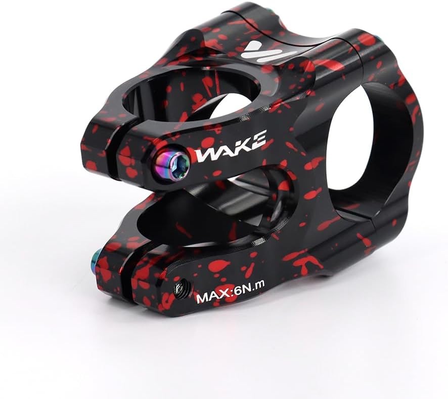 Wake Alüminyum Bisiklet Kısa Gidon Boğazı Bisiklet Yedek Parça 31,8mm