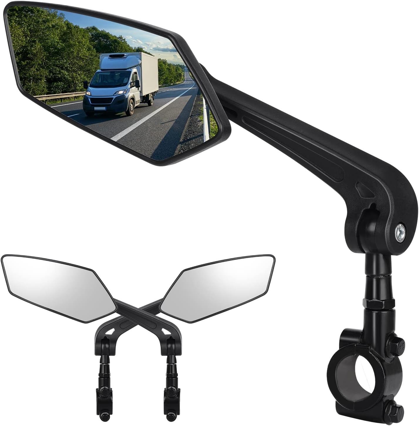 Bisiklet - Scooter Gidon Aynası - Dikiz Aynası Bisiklet Aksesuarı Bisiklet Ayna Scooter Ayna