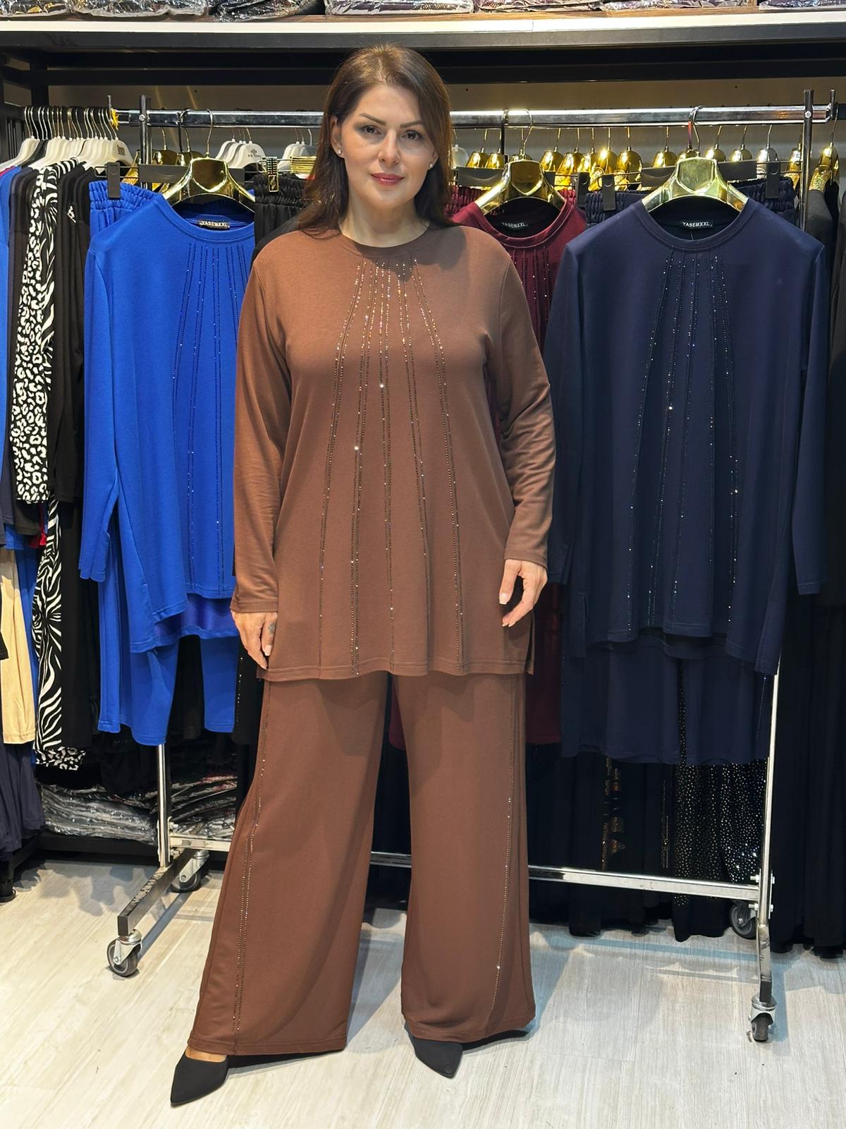 Çıma ve Taş İşlemeli Özel Tasarım Takım