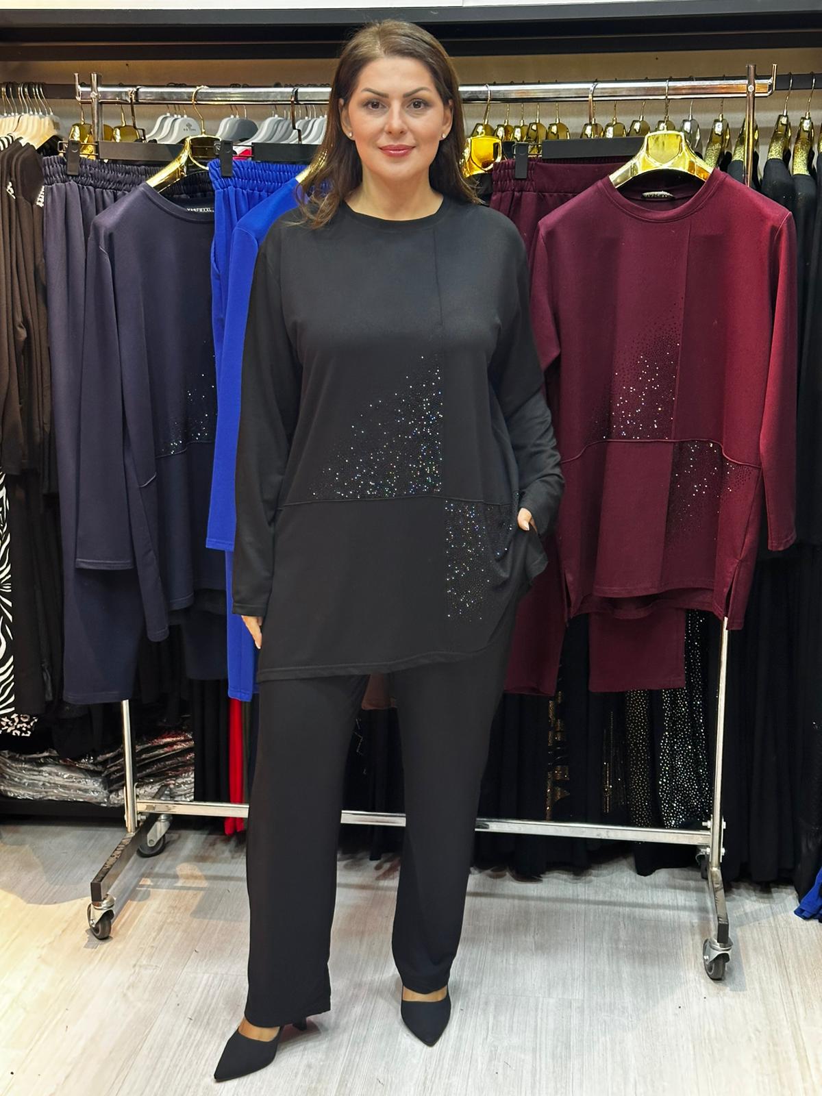 Çıma ve Taş İşlemeli Özel Tasarım Takım