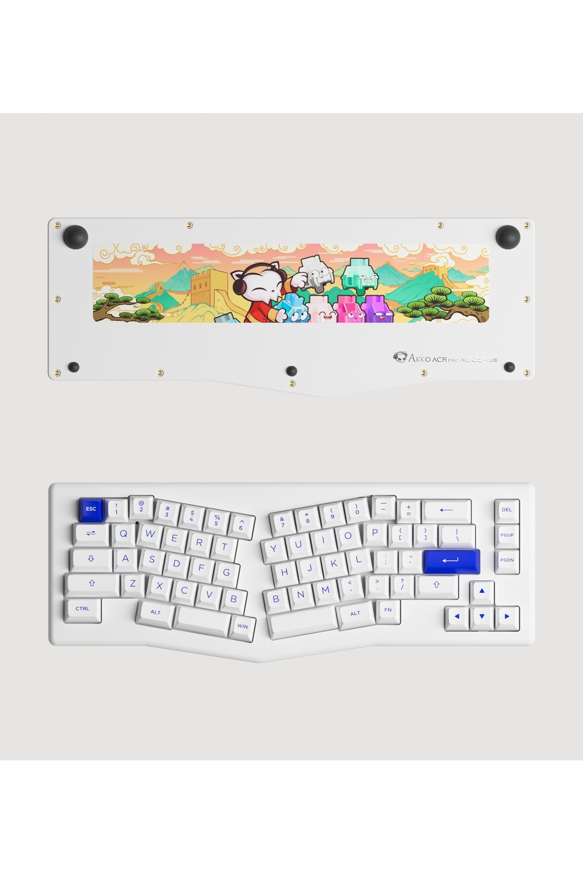 Acr Pro Alice Plus White Mechanical Keyboard