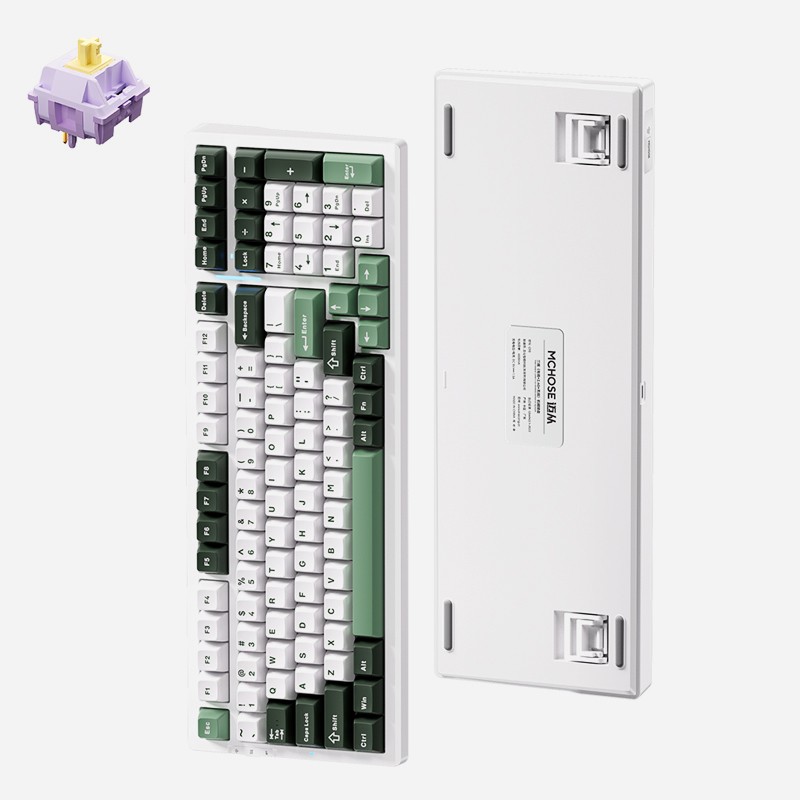 MCHOSE G98 Wireless - Navy Green/Hyacinth