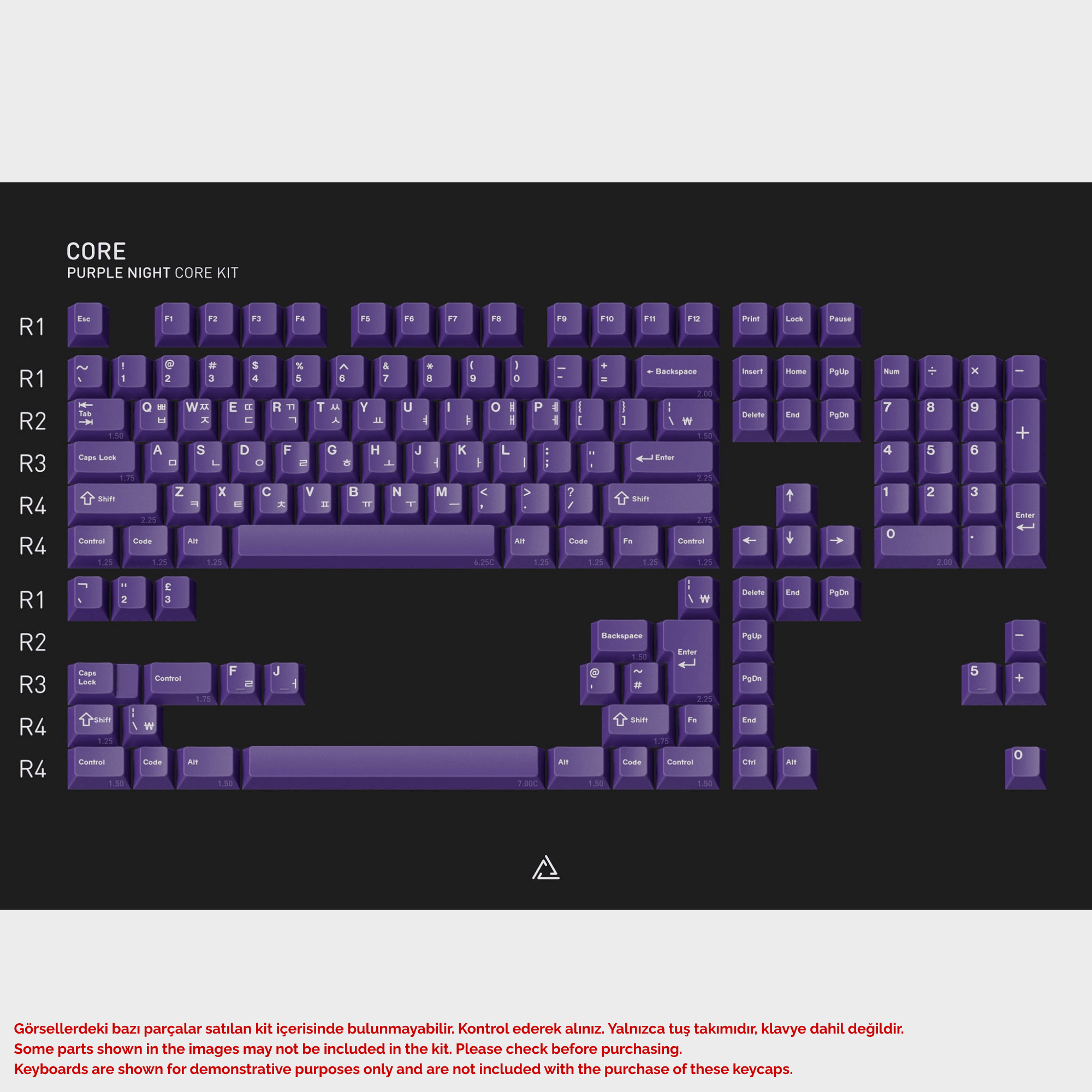 CYL Purple Night Tuş Takımı