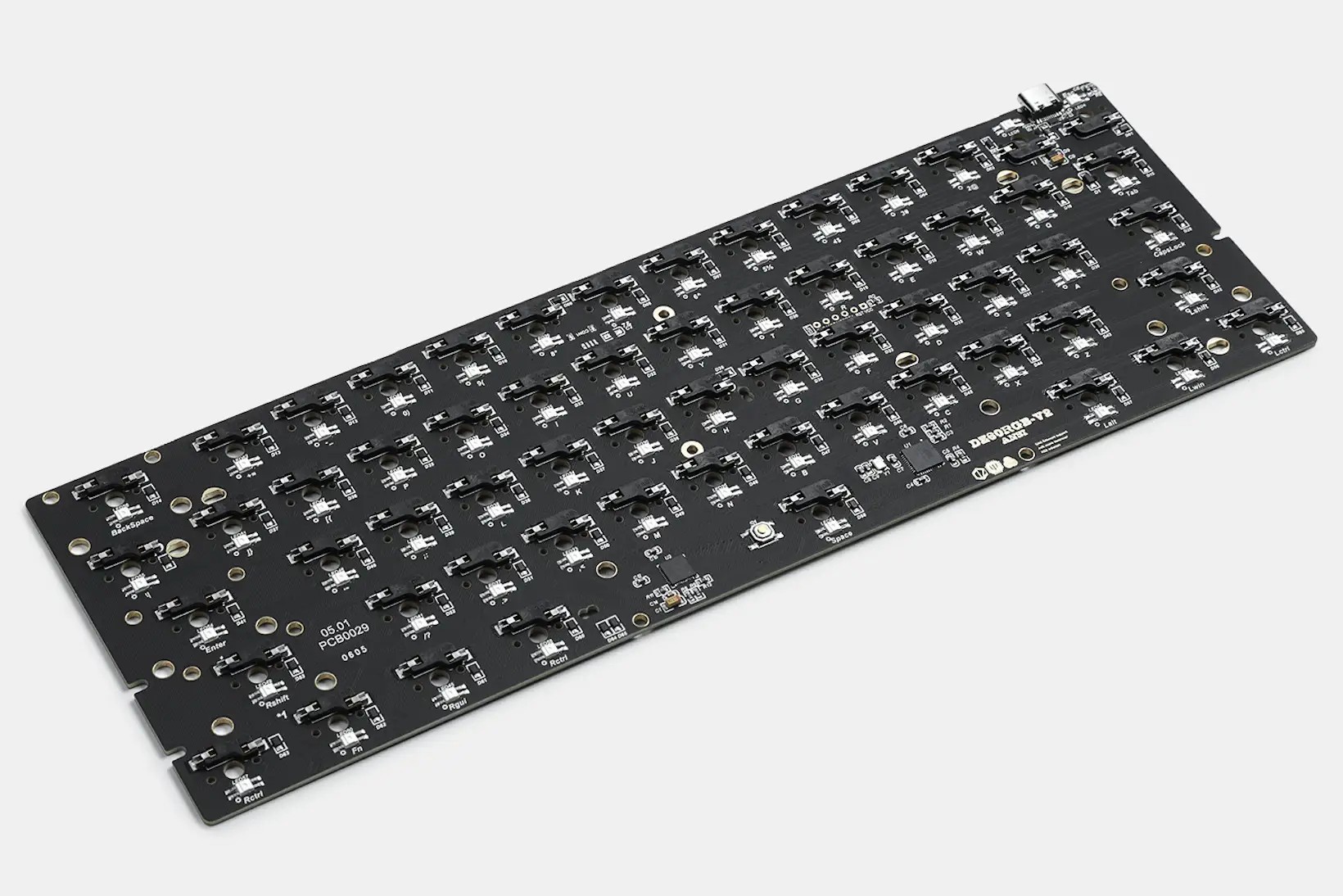 DZ60 PCB with Per Key RGB