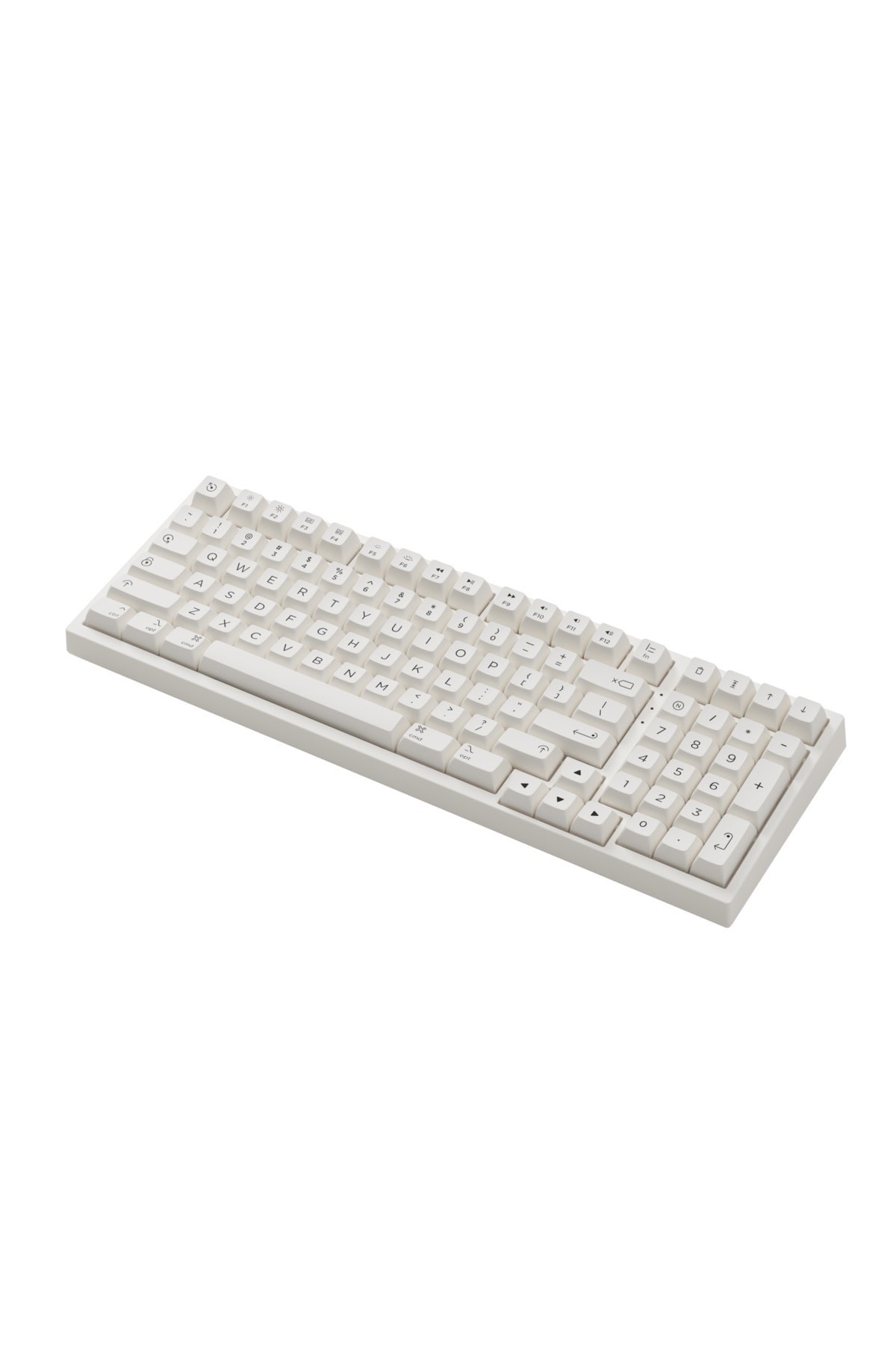 White Pc98b Plus Mechanical Keyboard