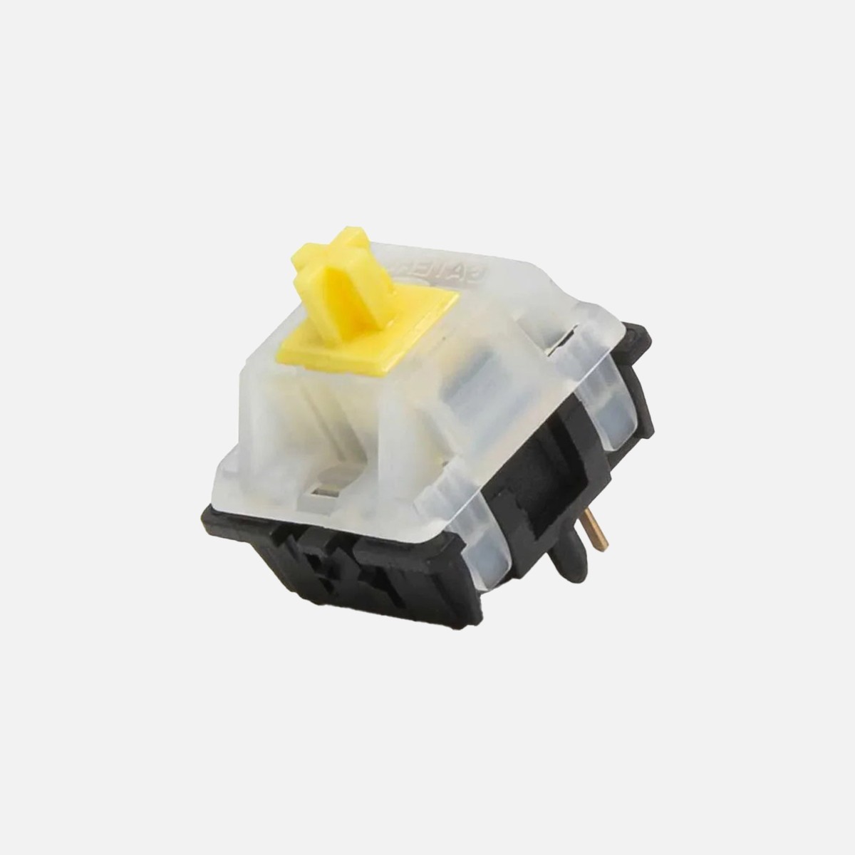 Gateron KS-3X47 Milky Yellow Pro Black Bottom - Mekanik Klavye Switch (10'lu Paket)