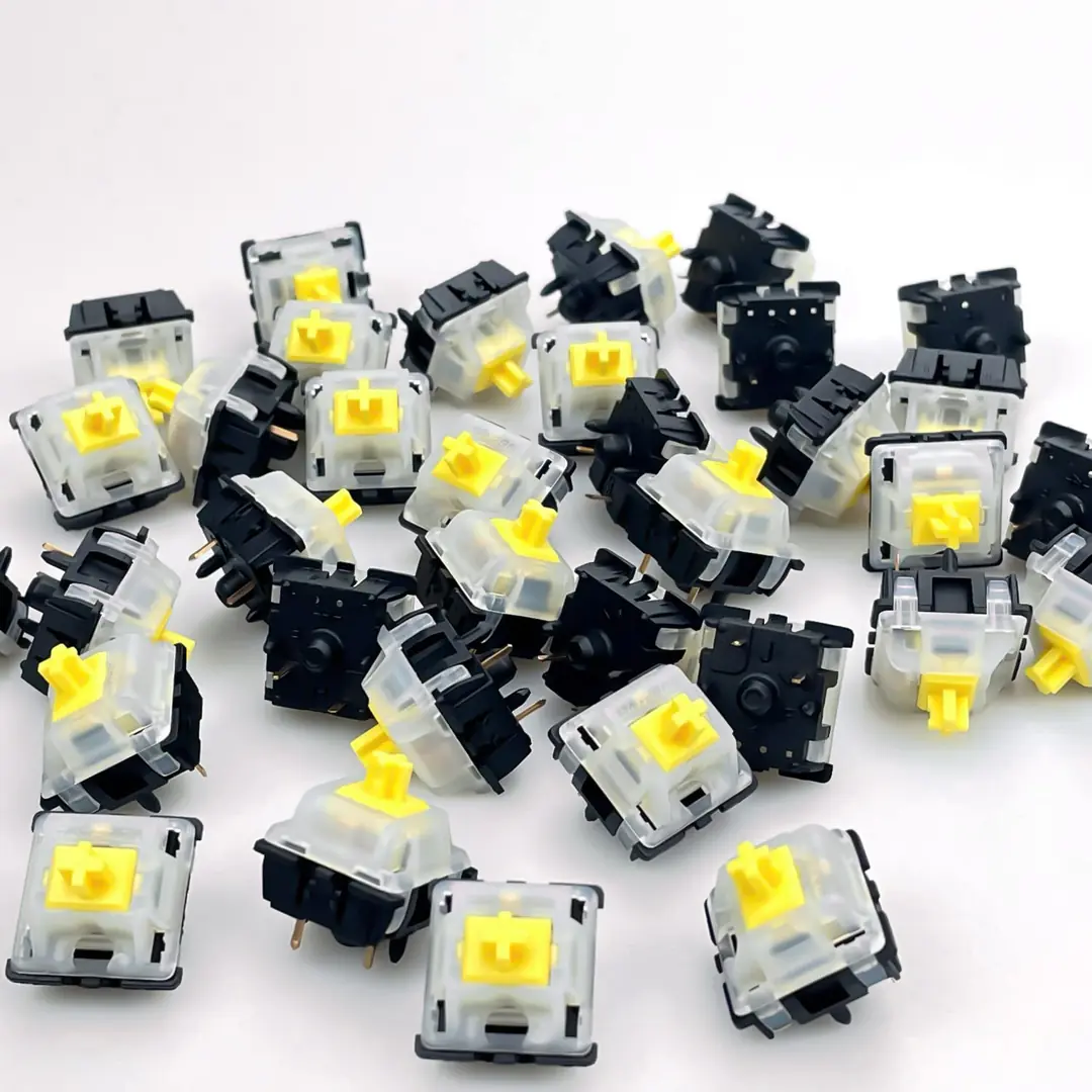 KS-3X47 Milky Yellow Pro - Mechanical Keyboard Switch (Pack of 10)