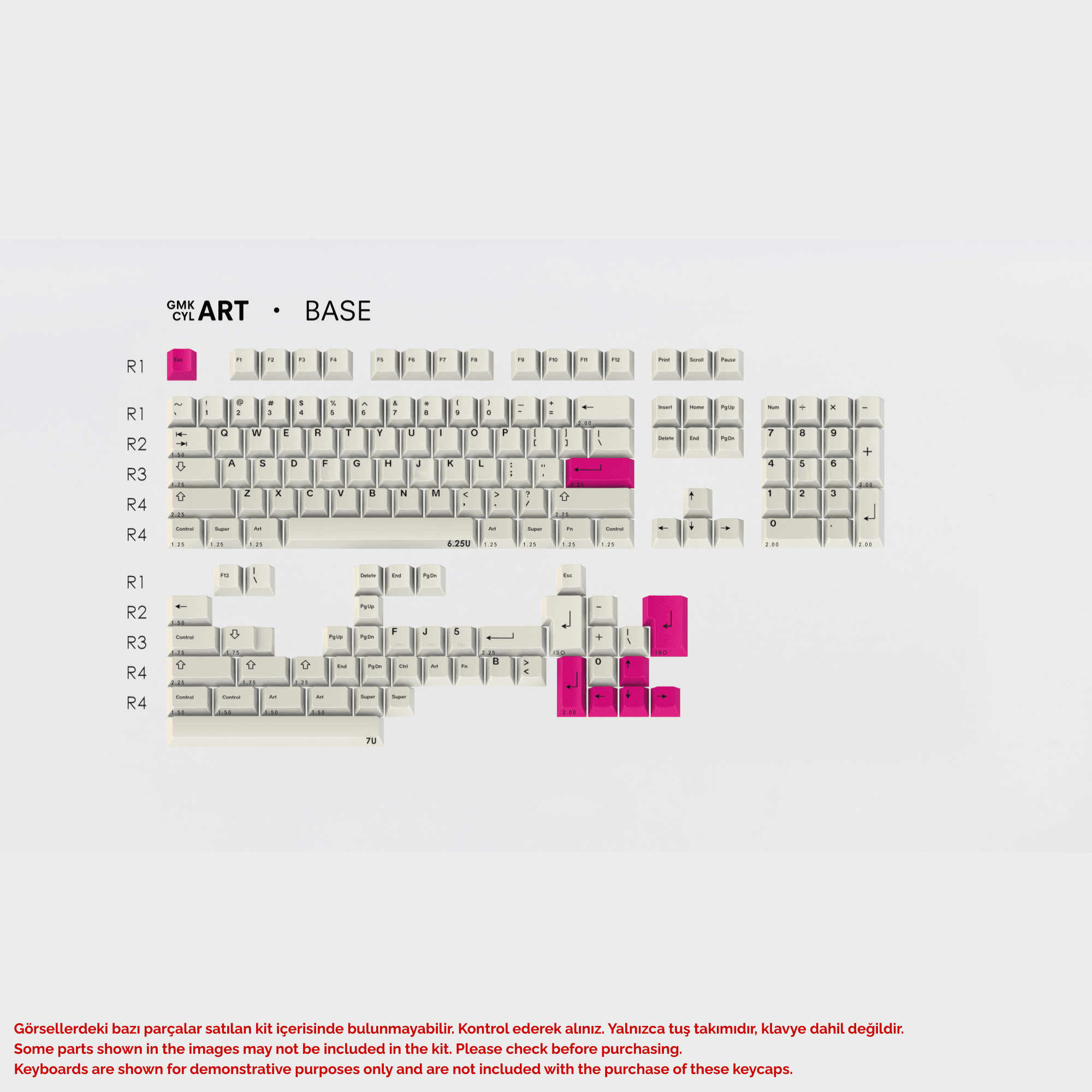 CYL Art Keycap Set