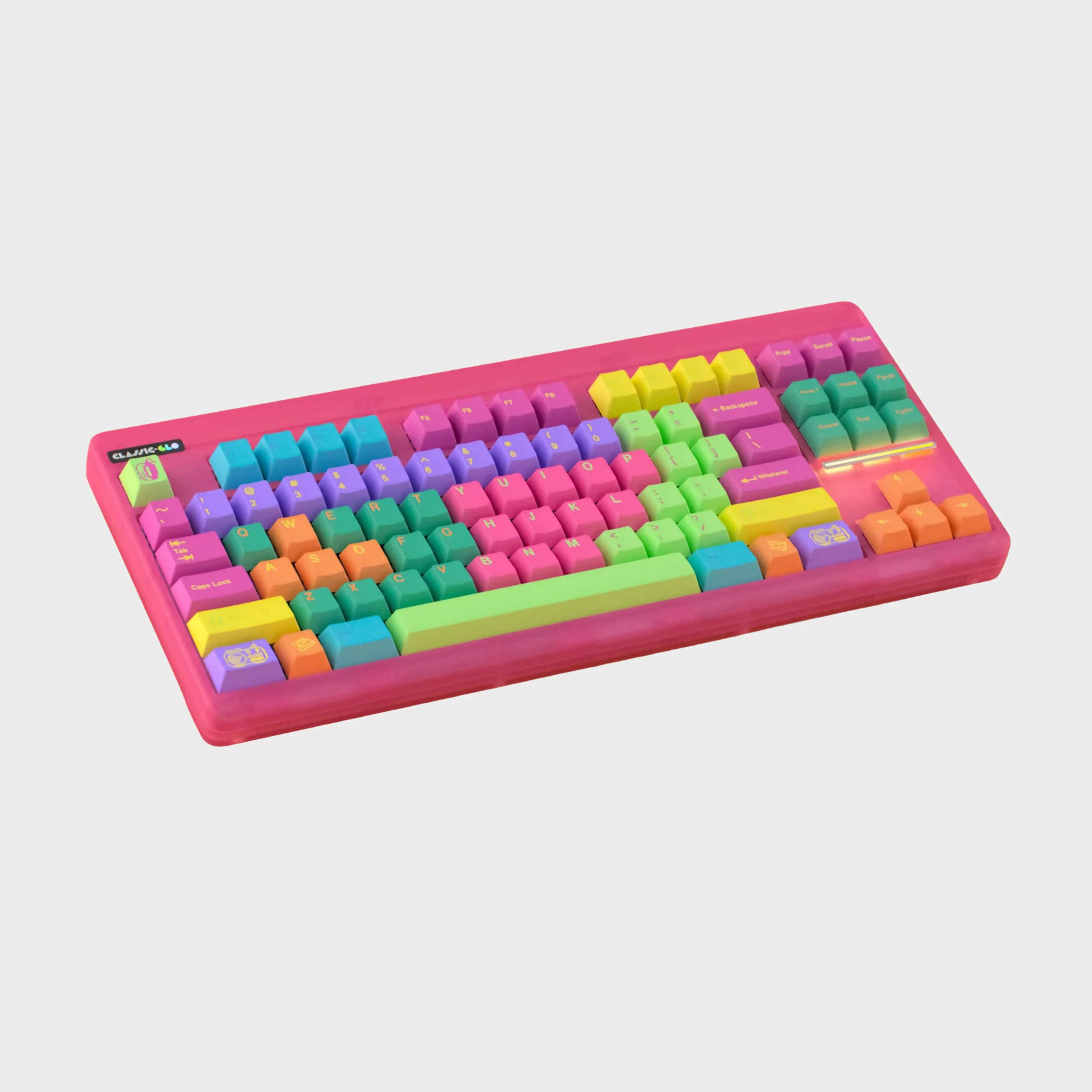 GMK CYL Windbreaker Base; retro GMK keycap set with Cherry profile