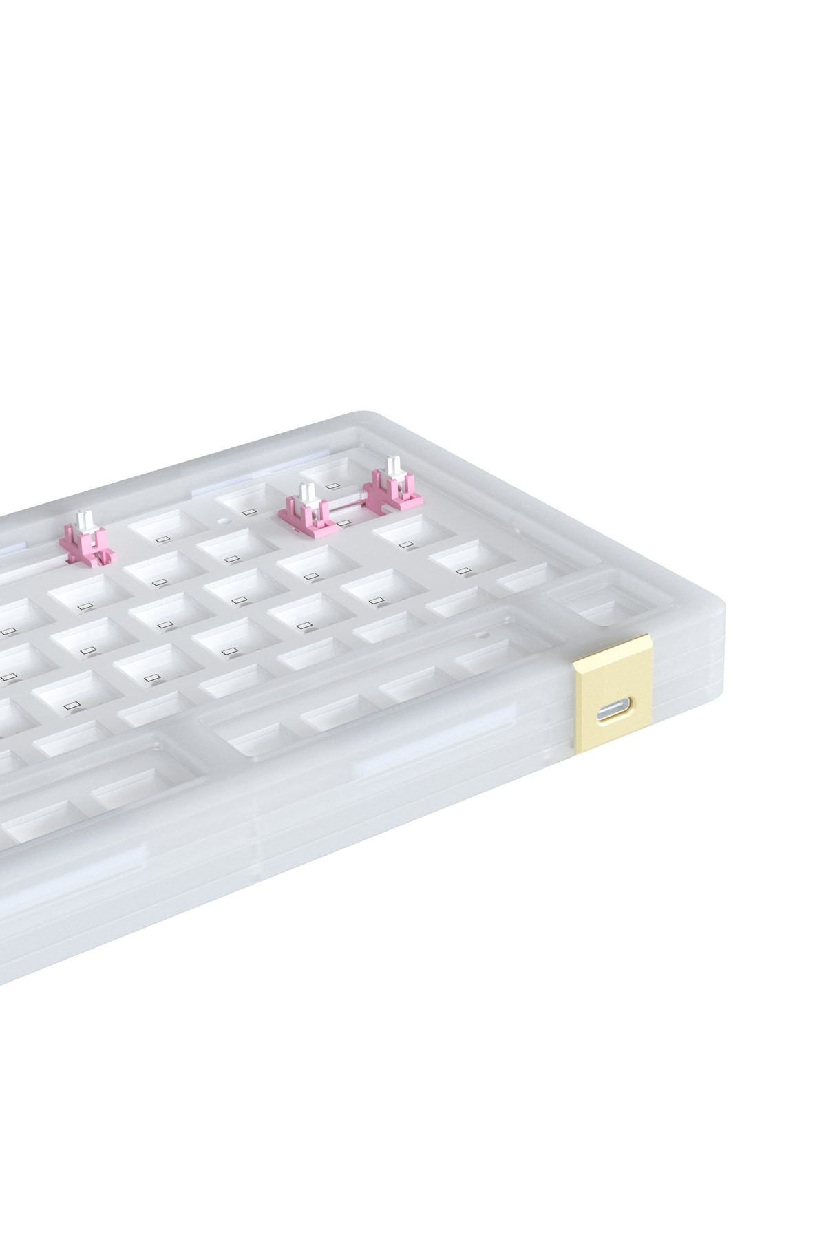 Acr 75 V2 White Barebone Mechanical Keyboard Kit