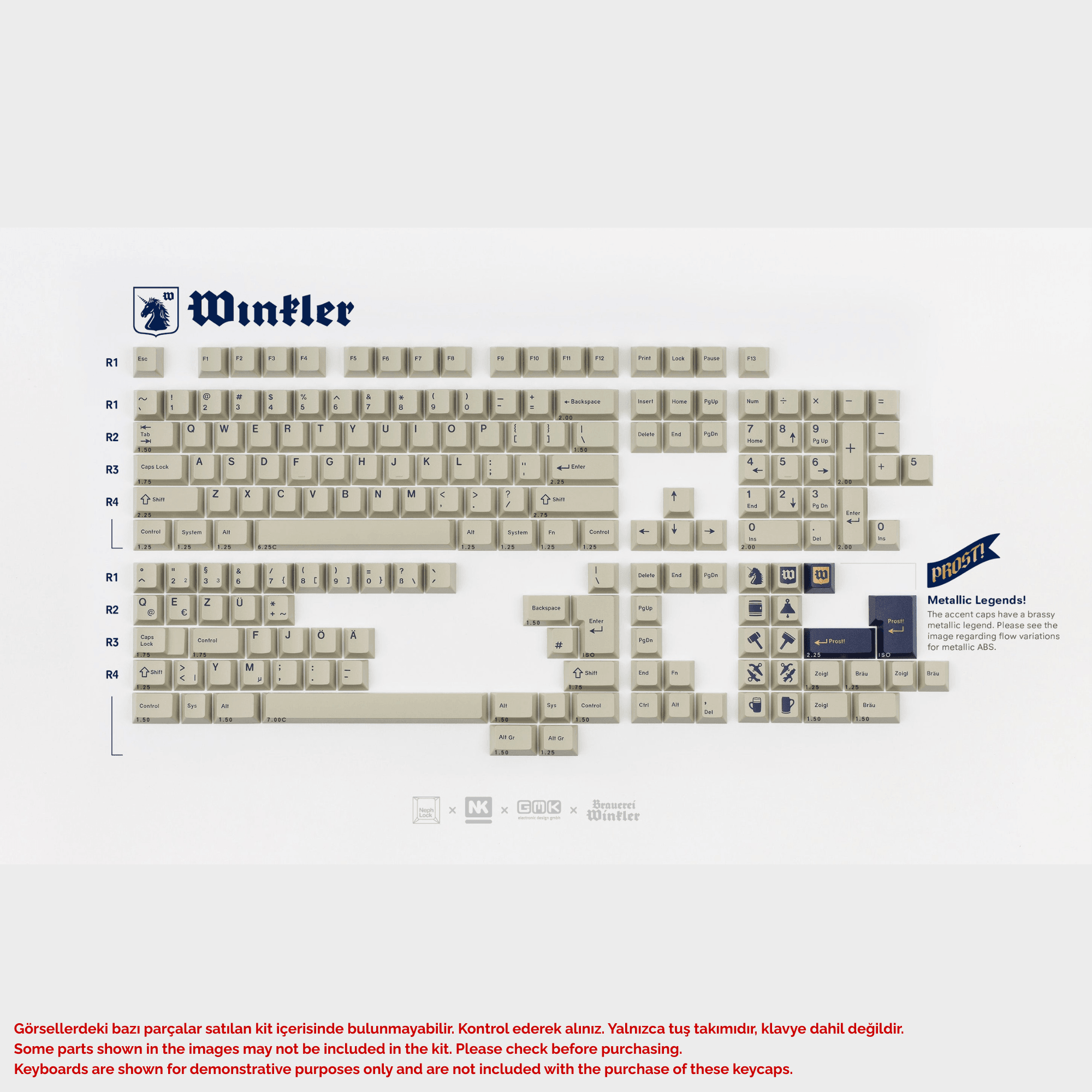 CYL Winkler Keycap Set