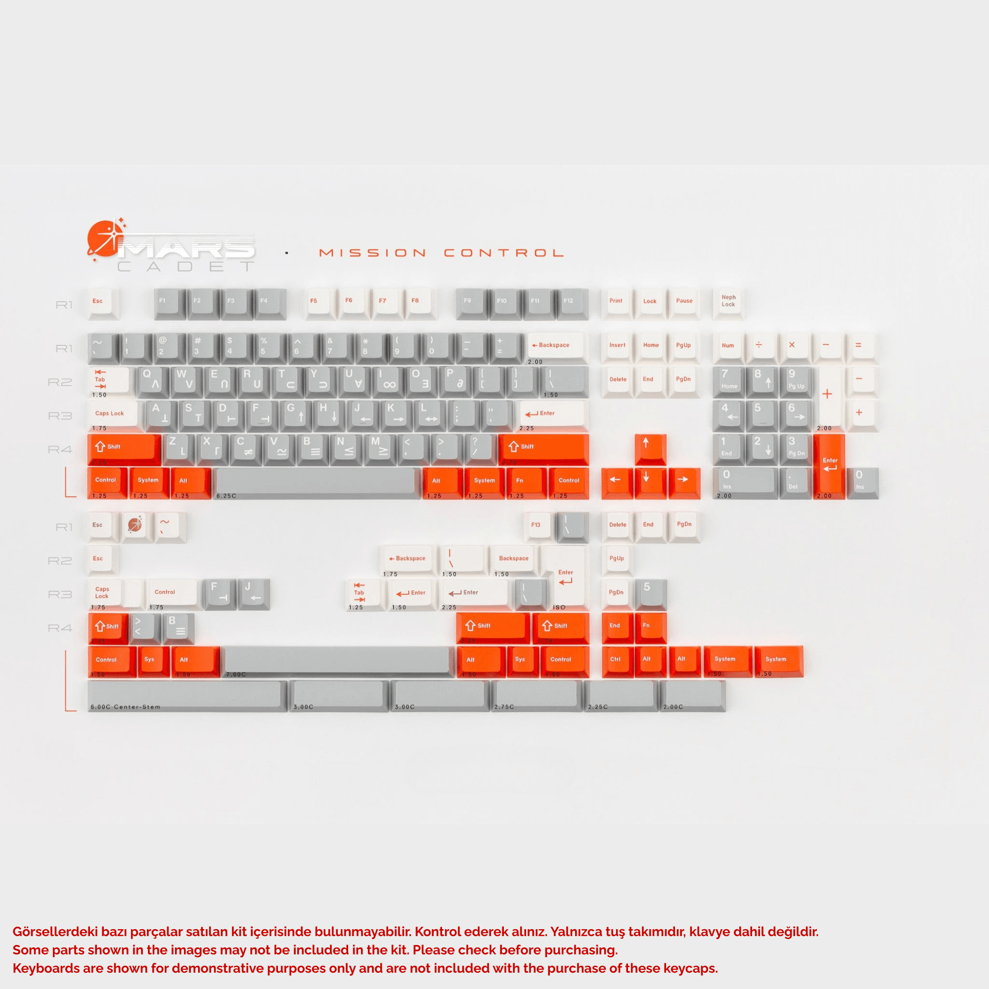 CYL Mars Cadet Keycap Set
