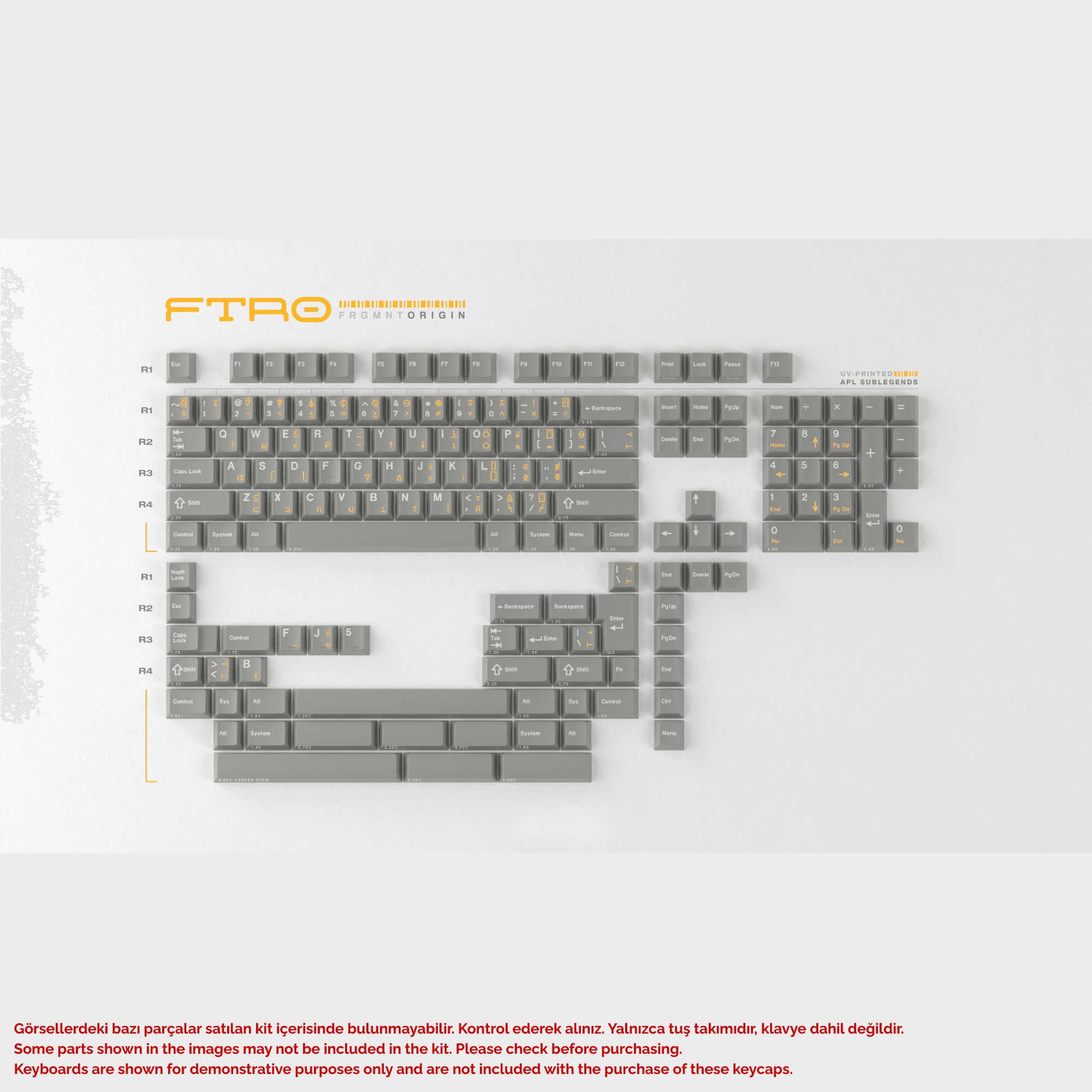 CYL FTRO Keycap Set