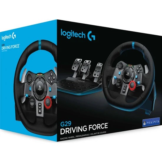 Logitech G G29 Driving Force Yarış Direksiyonu + Logitech Driving Force Shifter