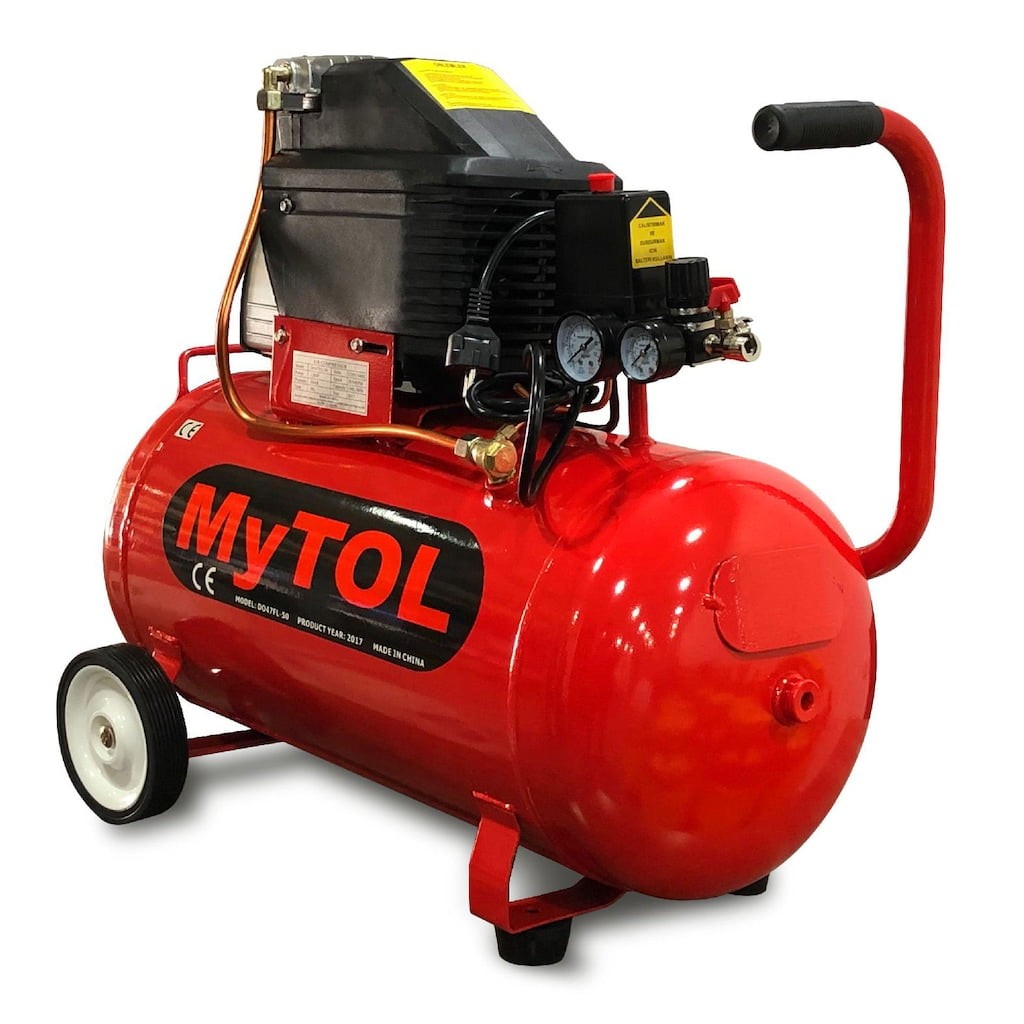 MyTol 2HP 50L. Yağlı Hava Kompresörü 8 Bar