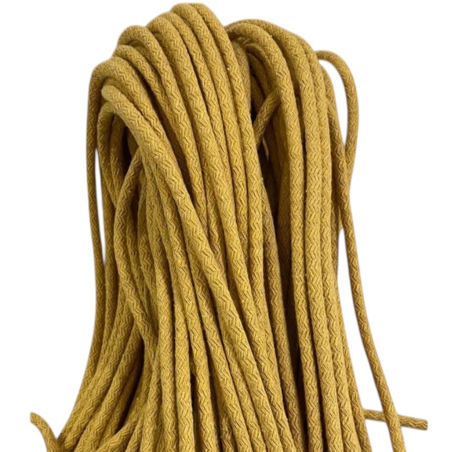 Pamuk tress kordon ip - hardal (1 kg 48/50metre)