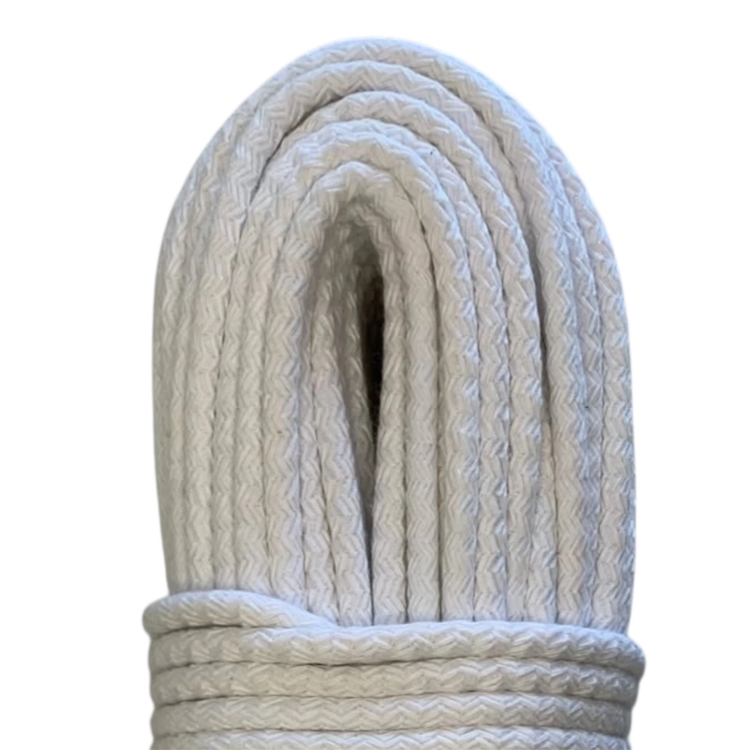 Pamuk tress kordon ip - Beyaz (1 kg 48/50metre)