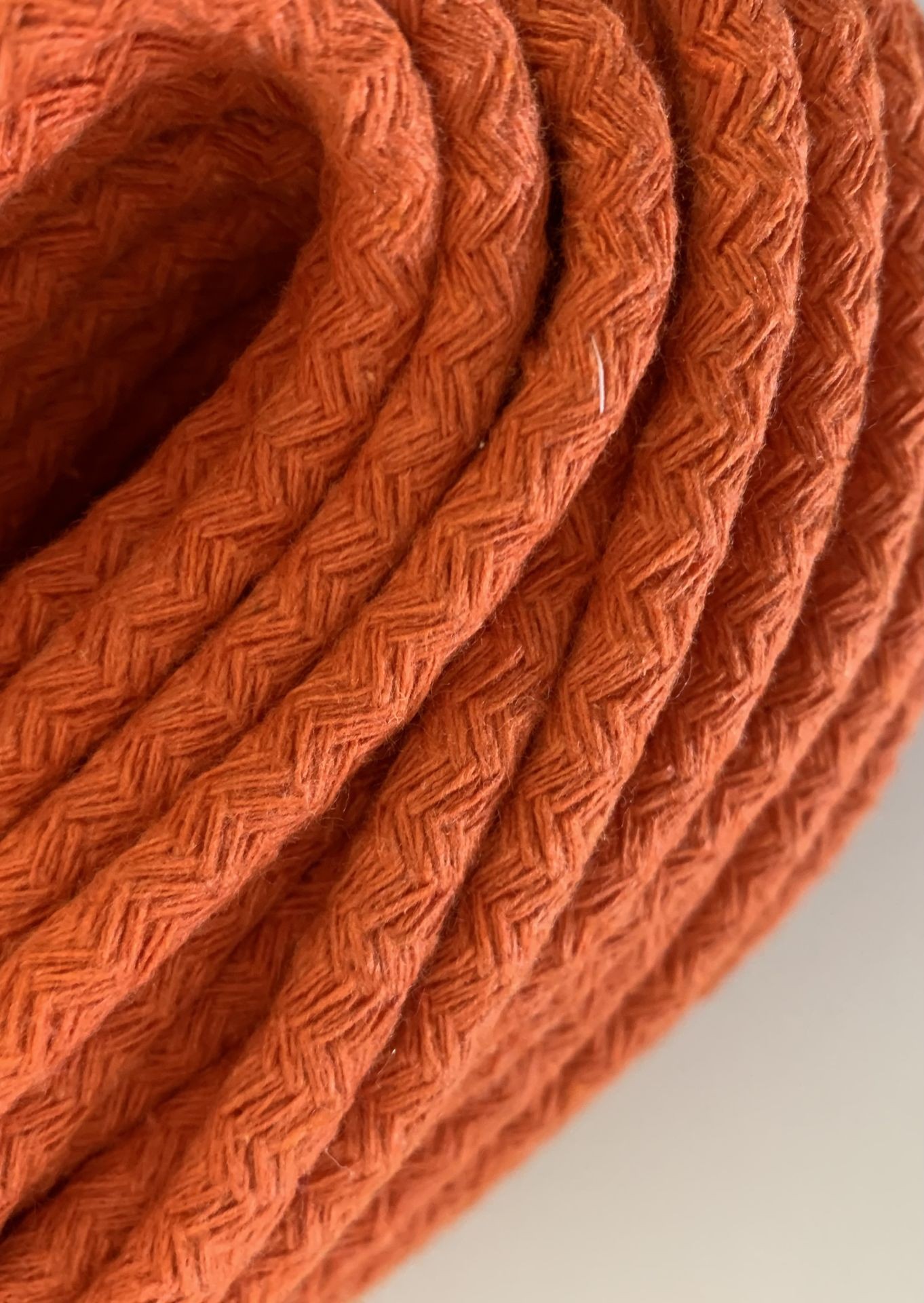 Pamuk tress kordon ip - Turuncu (1 kg 48/50metre)