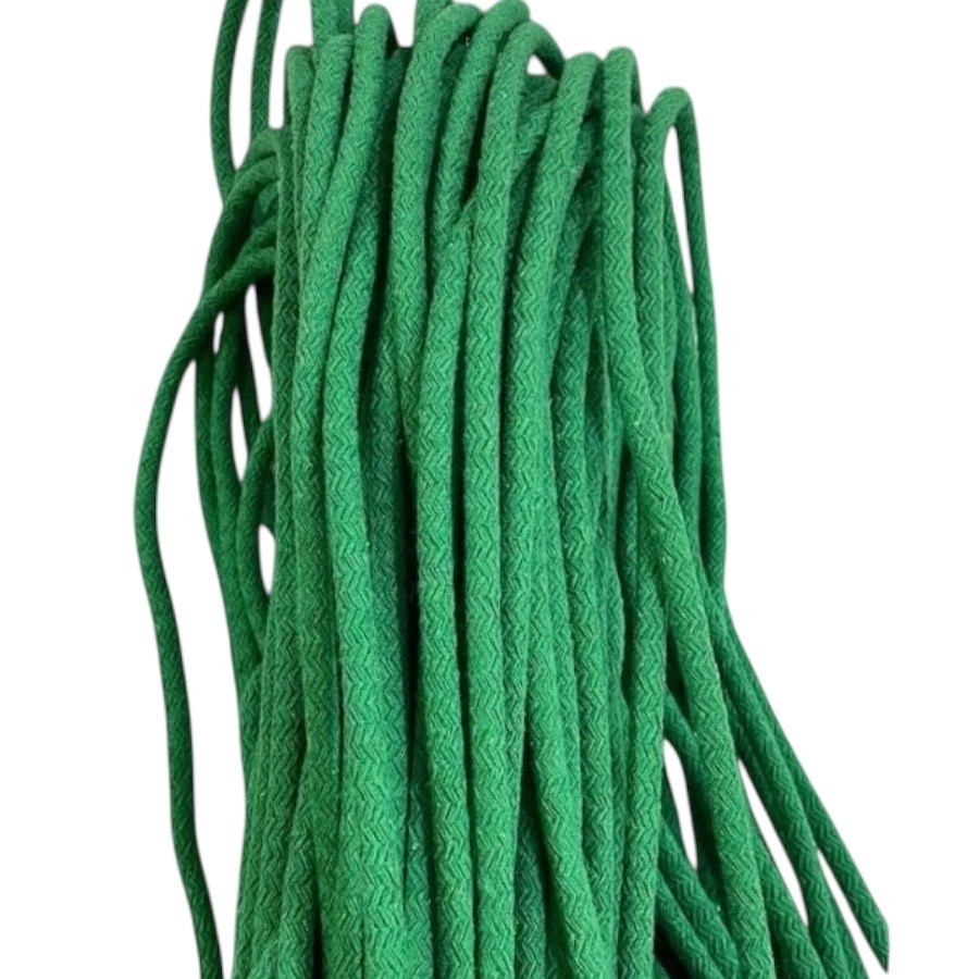 Pamuk tress kordon ip - Yeşil (1 kg 48/50metre)